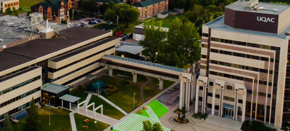 Le campus de l'UQAC à Chicoutimi